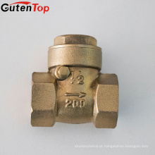 Gutentop Latão de alta Qualidade 1/2 &quot;China Fornecedor Latão Swing Válvula Com Rosca Fêmea